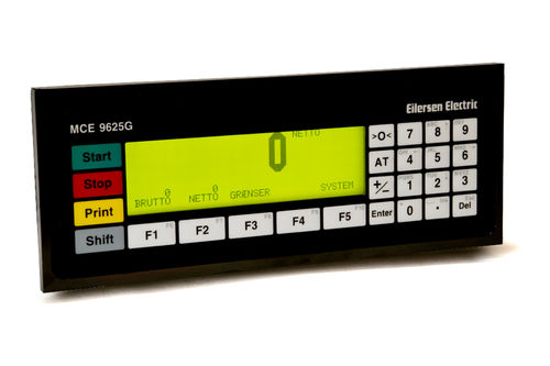 Весовой терминал ЖК-дисплей - OIML | 9625G - Eilersen Electric Digital Systems A/S - встраиваемый / IP44