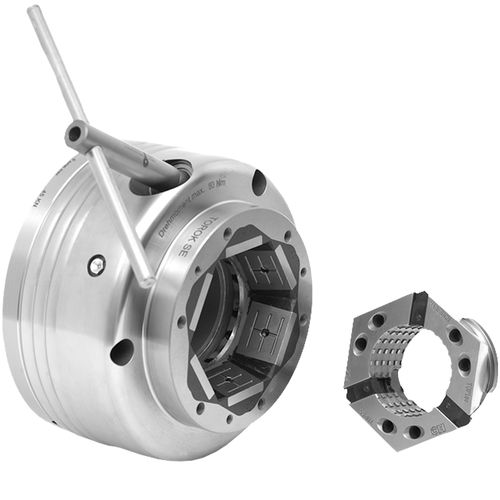 Токарный патрон с ручным зажимом - TOROK - HAINBUCH GMBH SPANNENDE TECHNIK - шестикулачковый / для обрабатываемых деталей / шестиугольный