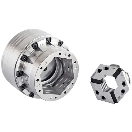 Автоматический токарный патрон - TOPlus mini - HAINBUCH GMBH SPANNENDE TECHNIK - с клещами / с фиксированным положением / для обрабатываемых деталей