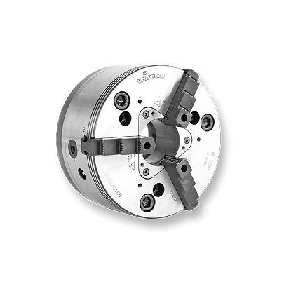 Автоматический токарный патрон - B-Top - HAINBUCH GMBH SPANNENDE TECHNIK - трехкулачковый / токарного станка / с проходом в центре