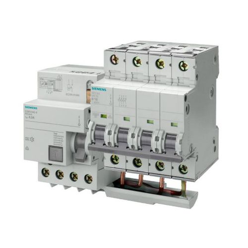 Дифференциальное дифференциальное устройство остаточного тока - 5SM2 - Siemens Low-voltage – Power distribution - для защиты от сверхтоков / управляемое дифференциальным током / модульное