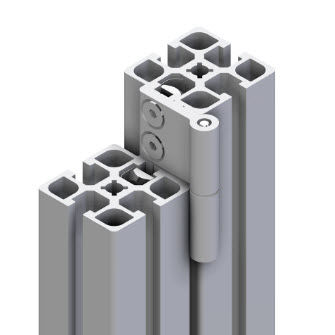 Шарнир с цапфой - 21.1378/0 - Minitec - из алюминия / привинчиваемый / 270°