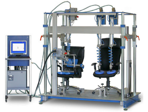Испытательный стенд мультипараметры - 1500, 2500, 4500 N - Hegewald & Peschke Meß- und Prüftechnik GmbH - для сиденья / пневматический / двойной