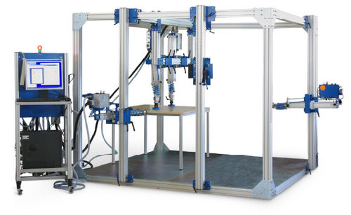 Универсальный испытательный стенд - 1500, 2500, 4500 N  - Hegewald & Peschke Meß- und Prüftechnik GmbH - мультипараметры / для мебели / пневматический