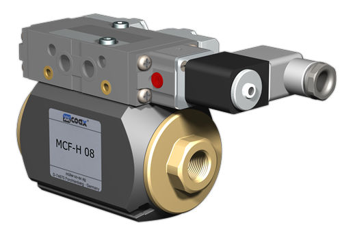 Клапан для нейтрального газа - MCF-H 08 - Müller co ax GmbH - для коммутации / коаксиальный