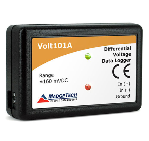 Регистратор данных напряжение - Volt101A - MadgeTech - с интерфейсом ПК / без экрана / для контроля