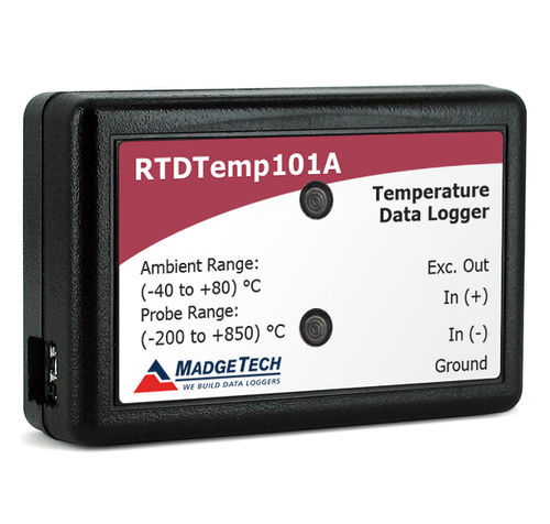 Регистратор данных для измерения температуры - RTDTemp101A - MadgeTech - с интерфейсом ПК / Pt100 / без экрана