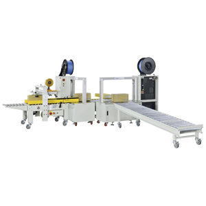 Машина для запечатывания коробок с двойными клапанами - CX2EX+85L - Jangzin Industrial - клейкая лента