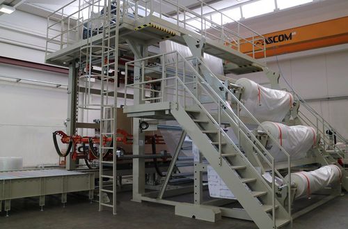 Автоматическая машина для обертывания груза на поддоне - FB2000 MEGA - Officina Bocedi - со стрейч-пленкой / для поддонов / для крупногабаритных товаров