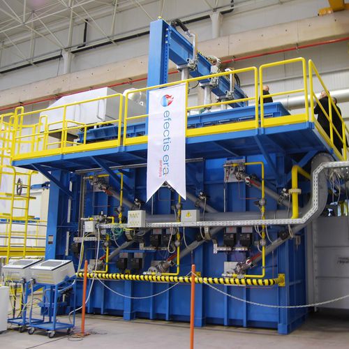 Печь с защитным колпаком - Combi - Sistem Teknik Industrial Furnaces - для испытаний на огнестойкость / газовая / с водородом