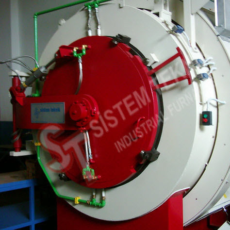 Вакуумная печь - VF-T-E series - Sistem Teknik Industrial Furnaces - с вращающейся ретортой / для азотирования / для цианирования