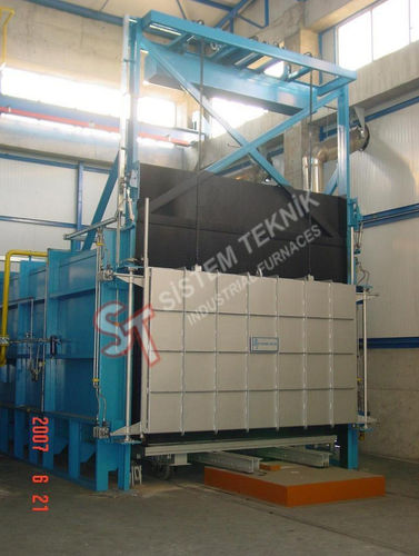 Печь с выдвижным подом - Sistem Teknik Industrial Furnaces - для отжига / электрическая / газовая