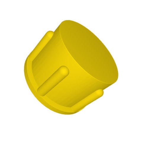 Резьбовая крышка - AB series - DBI Plastics - круглая / из пластика / для соединения