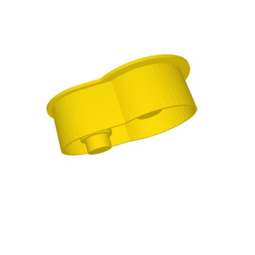 Круглая пробка - EF series - DBI Plastics - резьбовая / из пластика / для фланца