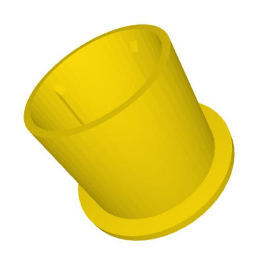 Крышка плотная посадка - GV series - DBI Plastics - круглая / из пластика / для соединения