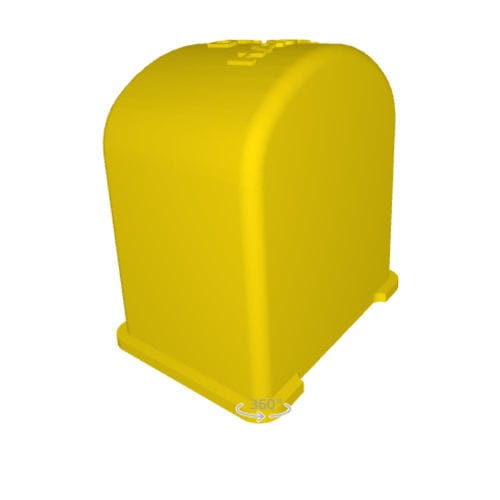 Крышка плотная посадка - HA series - DBI Plastics - овальная / из пластика / под давлением
