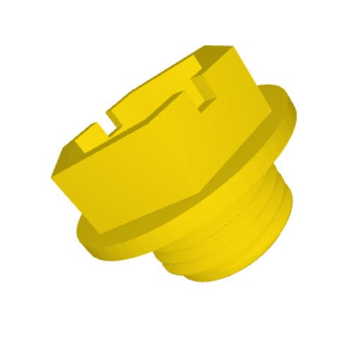 Шестиугольная пробка - TC series - DBI Plastics - резьбовая / из пластика / для маскирования