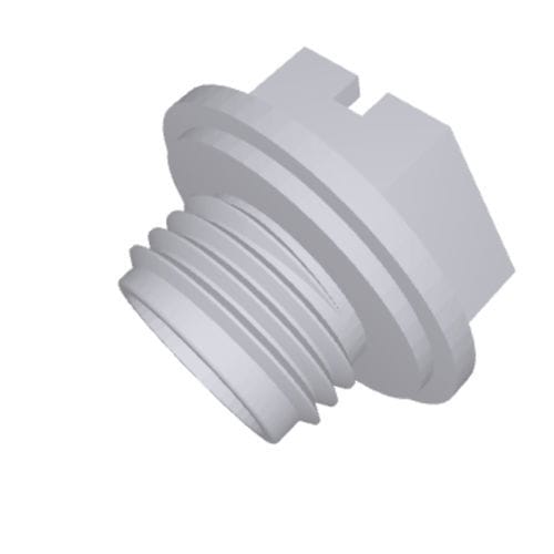 Шестиугольная пробка - TG series - DBI Plastics - резьбовая / из пластика / мощности