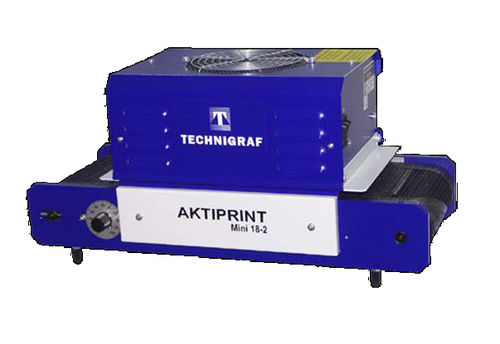 Осушитель УФ - AKTIPRINT Mini - Technigraf  GmbH - непрерывного действия / отвердевающий / с ленточным конвейером