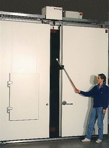 Раздвижной ворота - AS1002F - DAN-doors - из металла / для холодильной камеры / промышленный