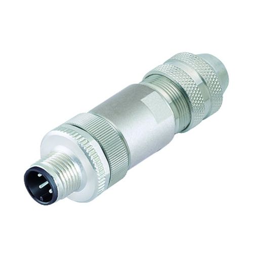 Соединитель для передачи данных - 825 series - Franz Binder GmbH + Co. Elektrische Bauelemente KG - для источника электропитания / круговой / наружная резьба