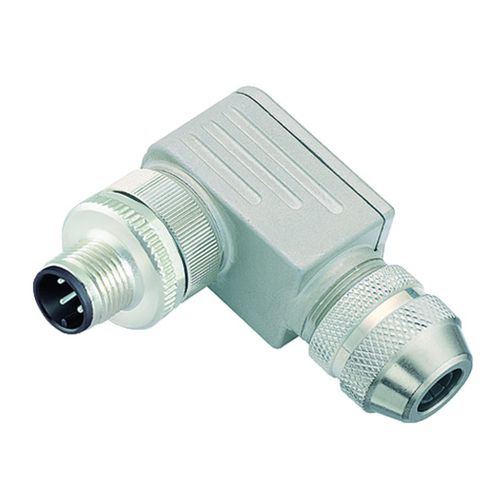 Соединитель для передачи данных - 825 series - Franz Binder GmbH + Co. Elektrische Bauelemente KG - для источника электропитания / изогнутый / круговой