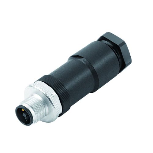 Соединитель для передачи данных - 813 series - Franz Binder GmbH + Co. Elektrische Bauelemente KG - для источника электропитания / наружная резьба / блокируемый винтом