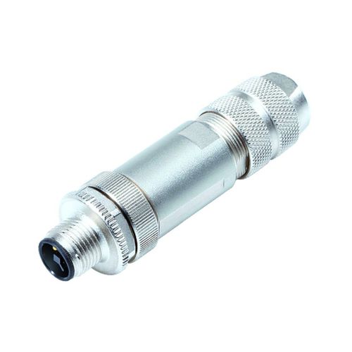 Соединитель для передачи данных - 813 series - Franz Binder GmbH + Co. Elektrische Bauelemente KG - для источника электропитания / наружная резьба / блокируемый винтом