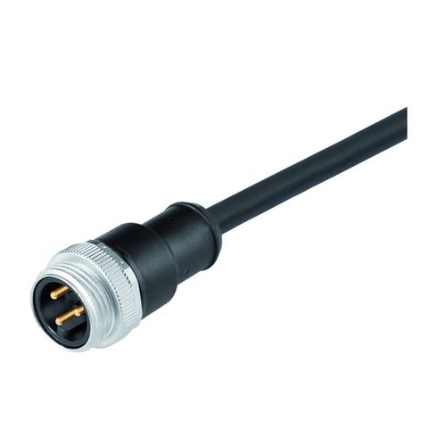 Соединитель для передачи данных - 870 series - Franz Binder GmbH + Co. Elektrische Bauelemente KG - для источника электропитания / круговой / наружная резьба