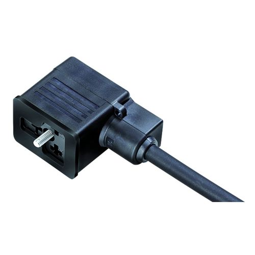 Соединитель для источника электропитания - 220/B series - Franz Binder GmbH + Co. Elektrische Bauelemente KG - прямоугольный / внутренняя резьба / из полиамида