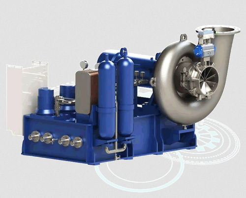 Турбовоздуходувка для процесса - PMSM - Shandong Zhangqiu Blower Co.,Ltd - для вакуума / нефтехимическая / с прямым приводом