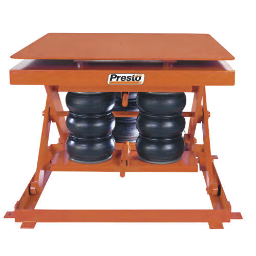 Ножничный подъемный стол - AXSR series - Presto Lifts - пневматический / стационарный / для высоких нагрузок