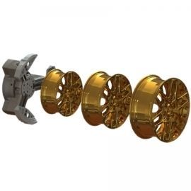 Трехкулачковый токарный патрон - QLC-KTUL - ITW Workholding - для мехобработки / колеса / механизированный