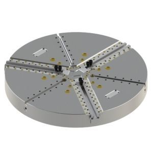 Трехкулачковый токарный патрон - 3KS(V) series - ITW Workholding - для мехобработки / для обрабатываемых деталей / с большим усилием сжатия