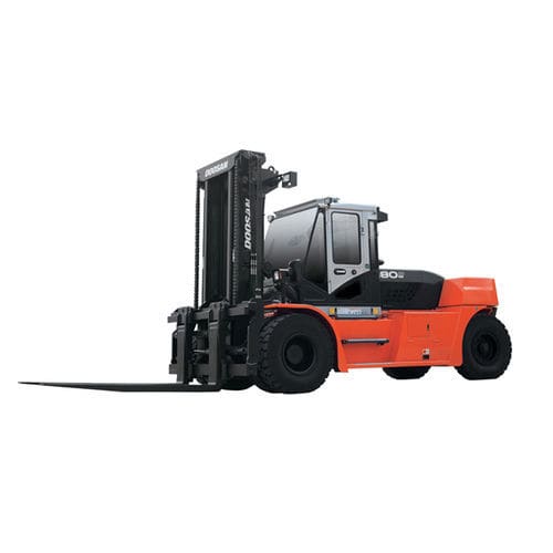 Дизельный вилочный погрузчик - DV180S-7 - Daewoo Industrial Vehicles - с местом для сидения водителя / промышленный / для внешнего использования
