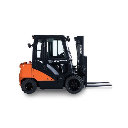 Дизельный вилочный погрузчик - D20S-7 - Daewoo Industrial Vehicles - с местом для сидения водителя / для разгрузочно-погрузочных работ / промышленный