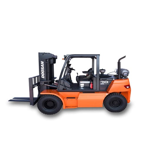 Вилочный погрузчик СНГ - Gx0S-7 series - Daewoo Industrial Vehicles - с местом для сидения водителя / для разгрузочно-погрузочных работ / промышленный