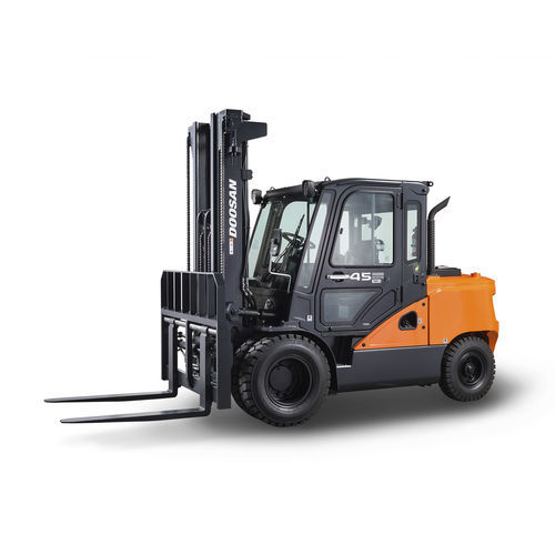 Дизельный вилочный погрузчик - DxxSC-7 series - Daewoo Industrial Vehicles - с местом для сидения водителя / промышленный / для складов