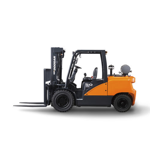 Вилочный погрузчик СНГ - G35S-7 - Daewoo Industrial Vehicles - с местом для сидения водителя / промышленный / для складов