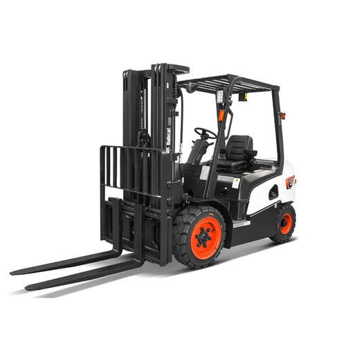 Дизельный вилочный погрузчик - D series - Doosan Industrial Vehicles - с местом для сидения водителя / для разгрузочно-погрузочных работ / тяжелый грузовой автомобиль