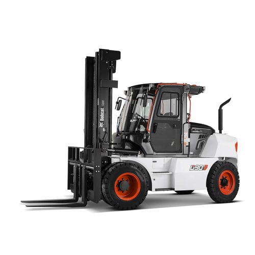 Дизельный вилочный погрузчик - D series - Doosan Industrial Vehicles - с местом для сидения водителя / для разгрузочно-погрузочных работ / со слабым шумом
