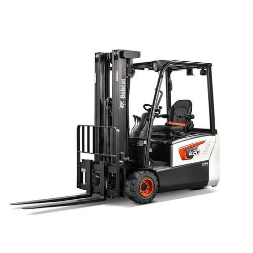 Электрический вилочный погрузчик - B series - Doosan Industrial Vehicles - с местом для сидения водителя / для разгрузочно-погрузочных работ / 3-колесный
