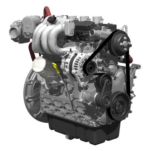 Дизельный двигатель - PM02 - HD HYUNDAI INFRACORE - 4 цилиндра / линейный / для вилочного погрузчика