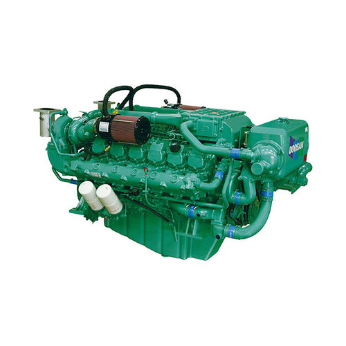 Дизельный двигатель - AD222TI - HD HYUNDAI INFRACORE - 12 цилиндров / турбо / морской