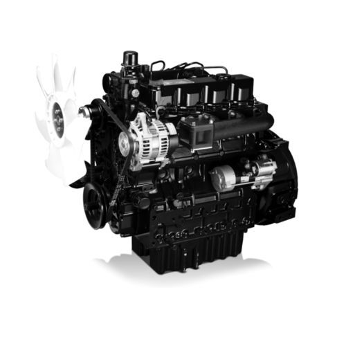 Дизельный двигатель - SU224 - HD HYUNDAI INFRACORE - 4 цилиндра / турбо / линейный