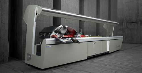 Двухголовочный станок для резки для алюминия - PRECISION series - Emmegi Group - для ПВХ / для профилей / ЧПУ