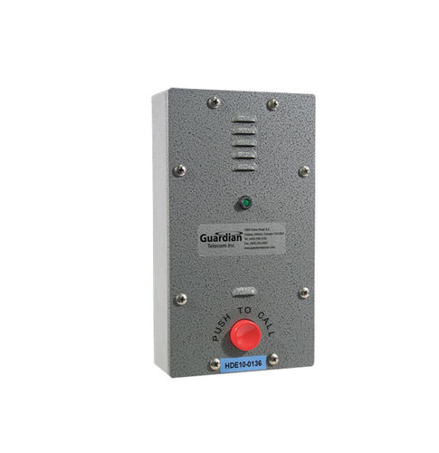 Аналоговый промышленный телефон - 0.25 W, 85 dB | HDE series - Guardian Telecom - настенный / для неотложной помощи