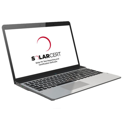 Программное обеспечение для составления отчетности - SolarCert - Seaward - фотогальванической установки