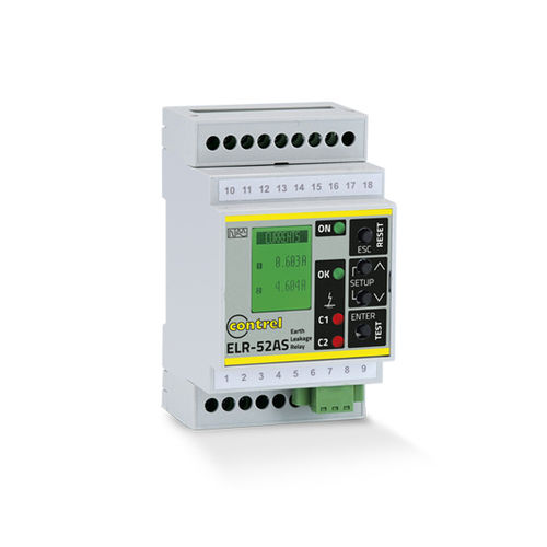 Защитное реле замыкания на землю - ELR-52AS - Contrel elettronica - тока / AC / на DIN-рейке