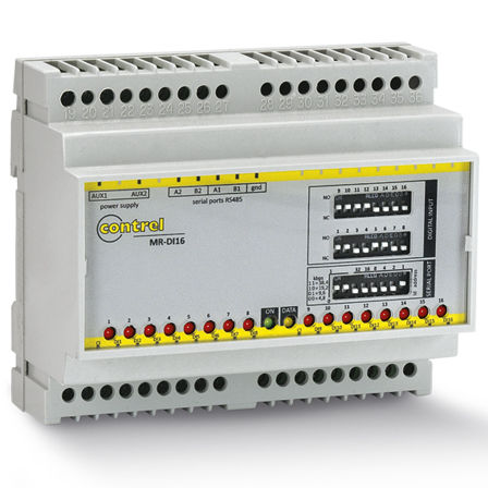 Цифровой модуль входа/выхода - MR-DI16 - Contrel elettronica - RS485 / 16 цифровых входов / для автоматизации процесса